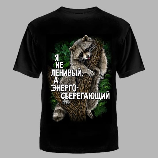 ФУТБОЛКА Я НЕ ЛЕНИВЫЙ