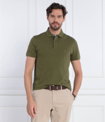 Поло GS CHECK PLACKET Tommy Hilfiger - зеленый(MW0MW33266)