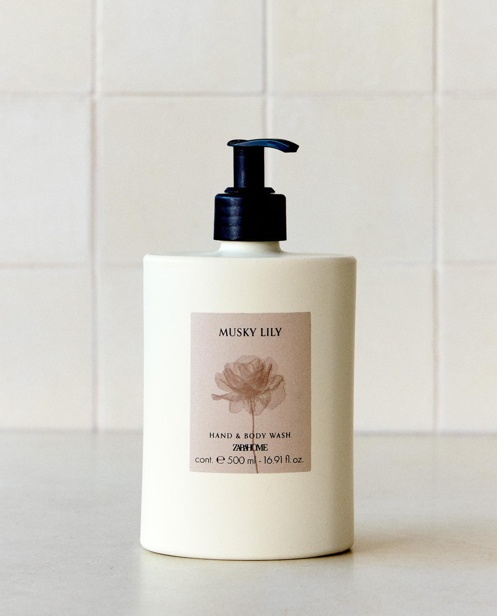 Жидкое мыло Musky Lily 500 мл для рук и тела Zara Home