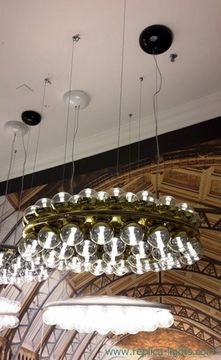 replica Prop Light Single Round Suspension Light by Moooi