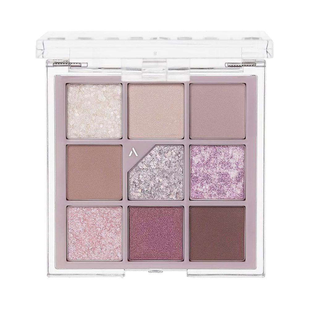 Палетка теней для век с глиттерами Unleashia Glitterpedia Eye Palette - №4 All of Lavender Fog, 6,6г