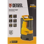 Дренажный насос DPX650, 650 Вт, подъем 7 м, 11500 л/ч// DENZEL 97225