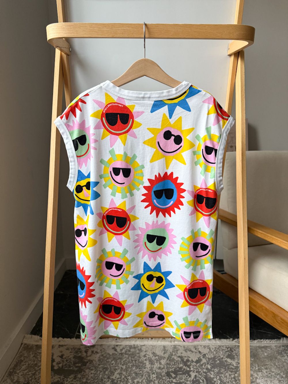Хлопковая футболка Stella McCartney, 158