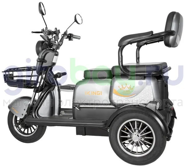 Электроскутер IKINGI SIBTRIKE 1000W (60V/25Ah) - Серый фото №12