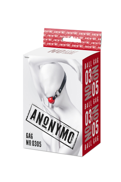 Кляп Anonymo, красный