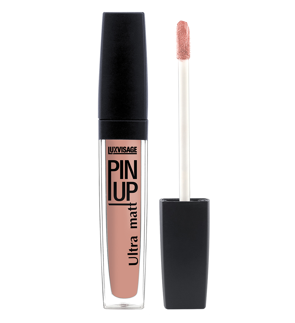 LUXVISAGE Блеск для губ "PIN-UP Ultra Matt" тон 20 PINK SAND 5 мл