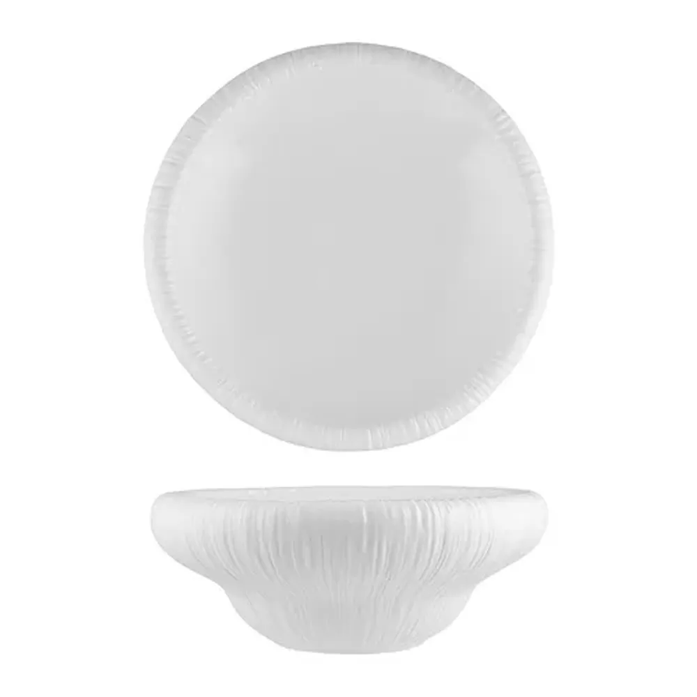 Салатник 200 мл d 17,5 см h7 см емкость для закусок плоский White Moon P.L. [2]
