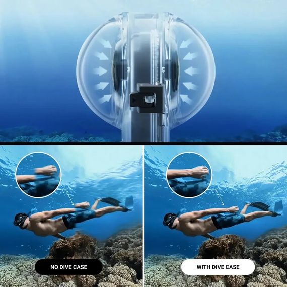 Подводный бокс для Insta360 X3 до 30 метров