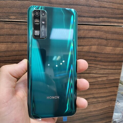 Крышка для Honor 30 - задняя стеклянная панель "Высокое качество" (зелёного цвета)