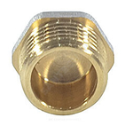 Заглушка латунь никель Ду 20 (3/4") НР 9017 ГОСТ 32585-2013 Aquasfera 9017-02