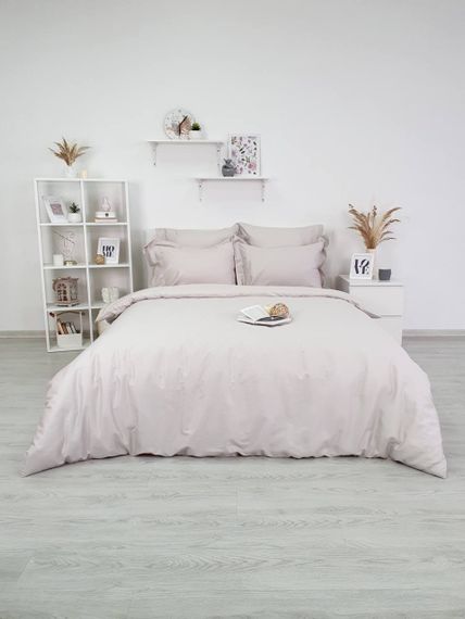 Постельное белье CATENA бежевый сатин делюкс TIVOLYO HOME Турция