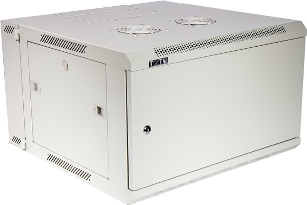 Шкаф настенный 19", 18U TWT TWT-CBW3M-18U-6x6-GY
