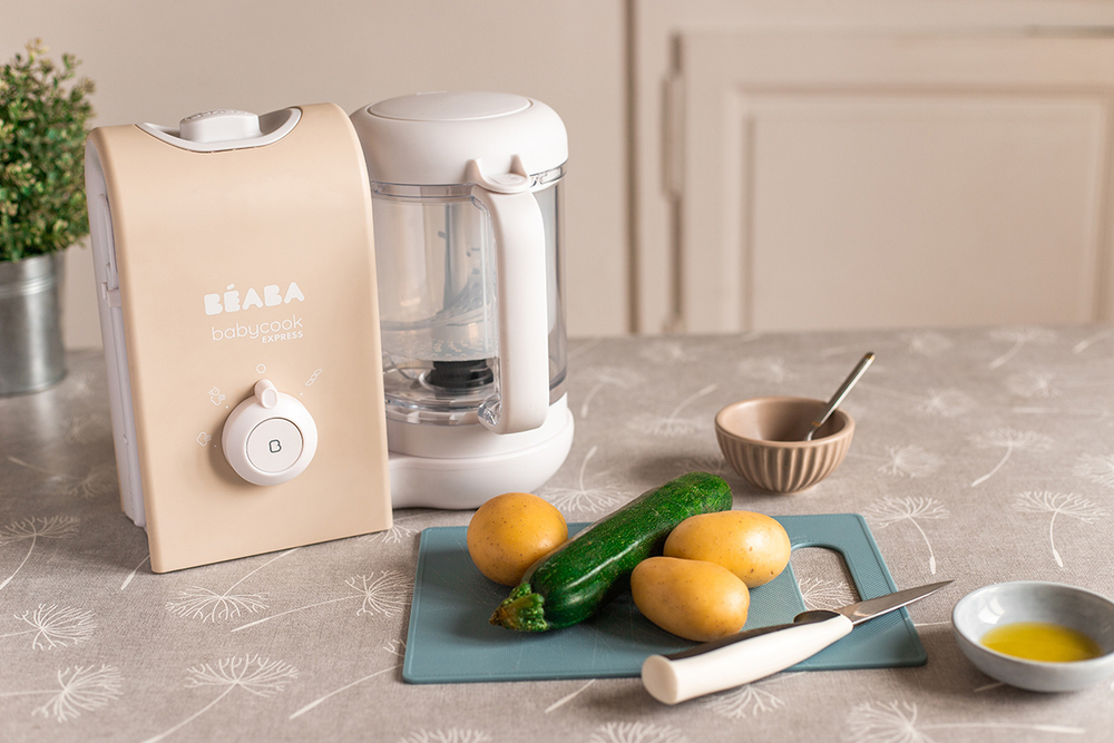 Кухонный комбайн для детского питания 5 в 1 BEABA Babycook Express бежевый