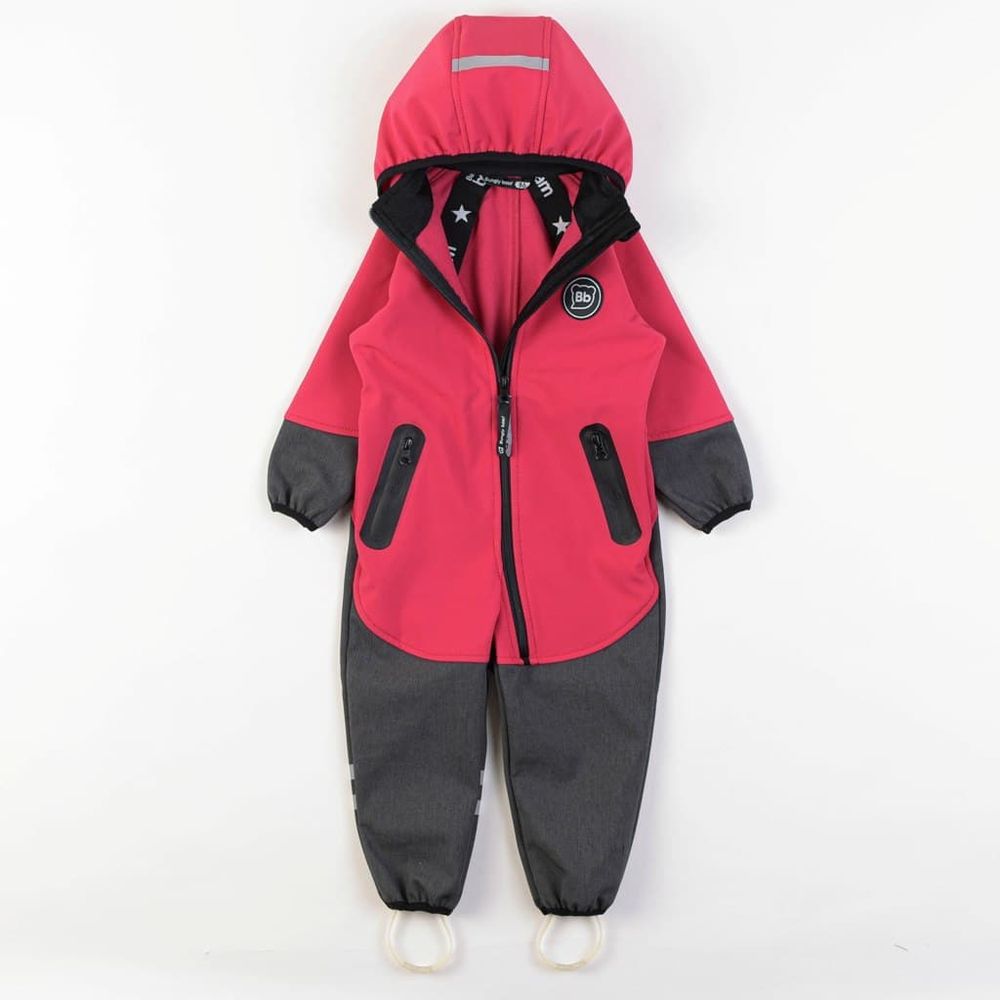 Комбинезон Softshell демисезонный "Фуксия"
