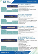 ST-S163POE (2G/1S/250W/A), Источник питания Switch POE 16-ти портовый