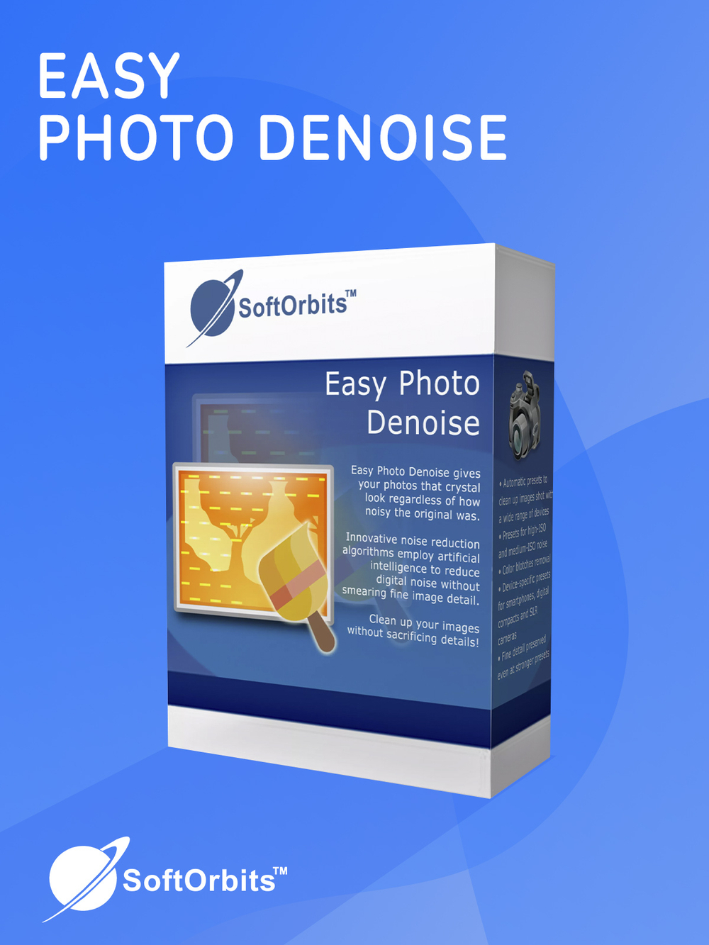 SoftOrbits Easy Photo Denoise (Удаление шума на фотографиях) [Цифровая версия] (для ПК, цифровой код доступа)