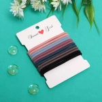 Резинки для волос 12шт на блистере «Your Style», однотонные, d-5см