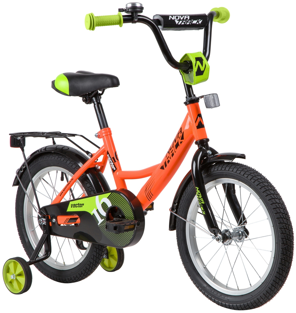 Велосипед Novatrack 16" VECTOR оранжевый