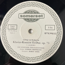 Винтажная виниловая пластинка LP Beethoven Бетховен, Klavier Konzert Es-Dur Op. 73 (Германия 1964)