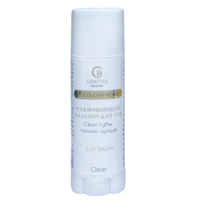 Grattol Lip Balm Clear - Бальзам для губ прозрачный, 5гр