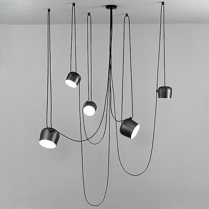 Светильник подвесной Flos Aim 5 black by Ronan & Erwan Bouroullec