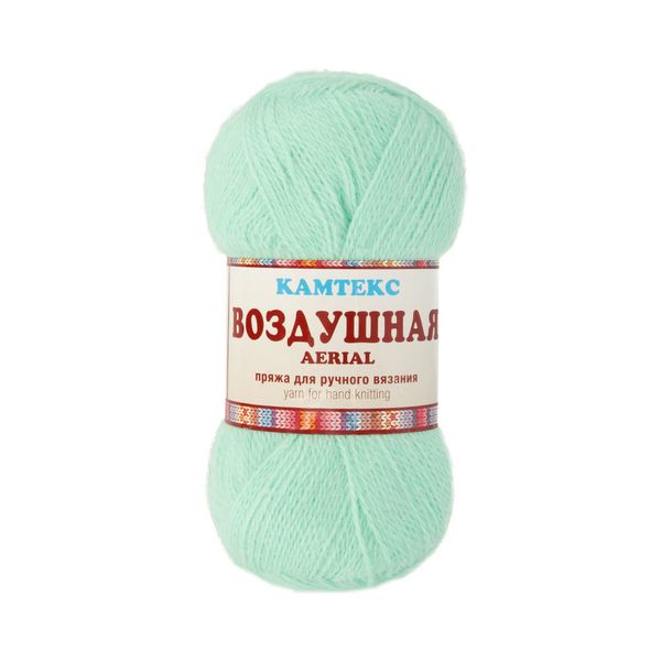 Пряжа Камтекс Воздушная / уп.5 мот. по 100 г, 370 м, цв.025 мята