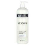 Nexxus, Clean & Pure ™, питательный кондиционер для выведения токсинов, для всех типов волос, 488 мл (16,5 жидк. унц.)