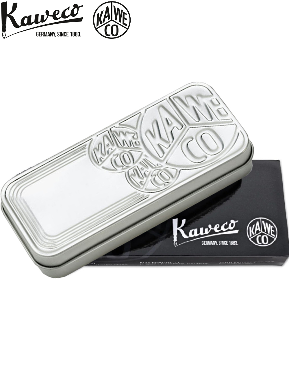 Перьевая ручка Kaweco SKYLINE Sport Macchiato (10001164S) F 0.7 мм кофейный корпус + клип и футляр