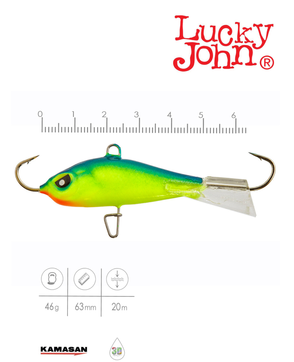 Балансир LUCKY JOHN Baltic №6, цвет 29, арт. 61600-29