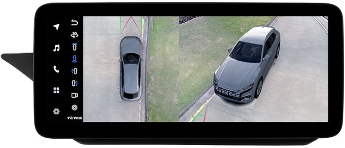 Магнитола для Mercedes-Benz E W212 седан левый руль 2015 NTG 5.0 - Teyes LUX ONE 360 монитор 12.3" 2K QLED на Android 10, Быстрая, CarPlay, 4G SIM-слот, 4 камеры в комплекте