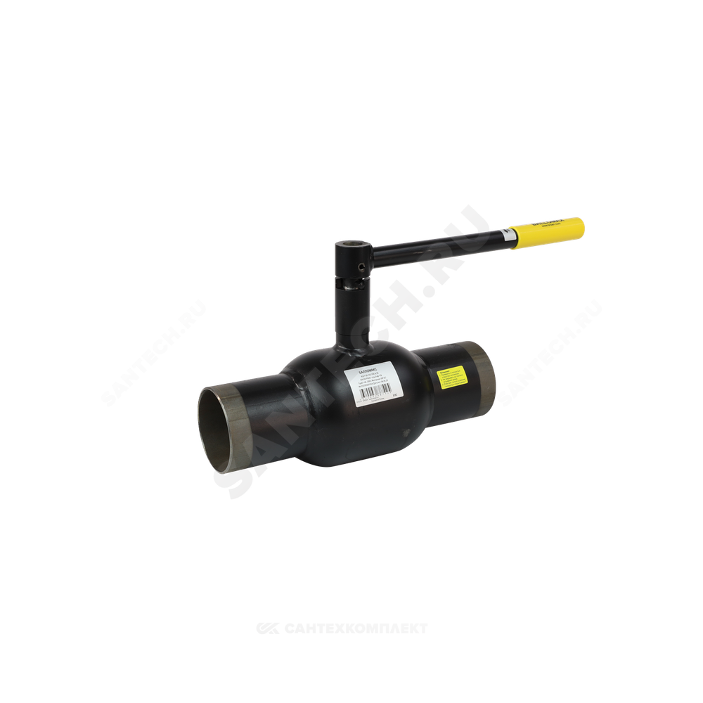 Кран шаровой сталь 09Г2С Ballomax КШТ 60.102 Ду 65 Ру25 п/привар L=360мм BROEN КШТ 60.102.065.А.25