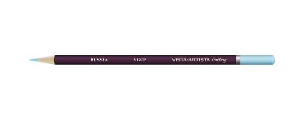 Карандаш цветной художественный заточенный, 6 шт, 501 Голубой (Azure), Vista-Artista Gallery VGCP