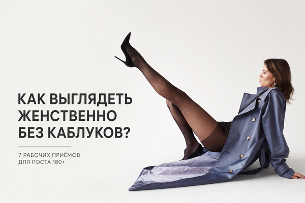 Как  высокой девушке выглядеть женственно без каблуков: 7 стильных приёмов для роста 180–190 см