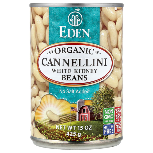Eden Foods, органическая белая фасоль каннеллини, 425 г (15 унций)