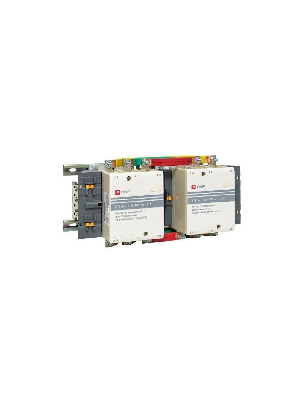 Контактор реверсивный КТЭ 115А кат. 230В AC 2НО EKF ctr-b-r-115