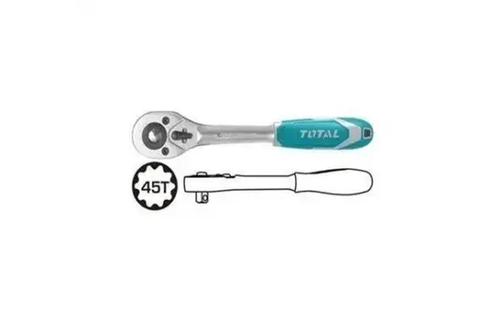 Ключ трещоточный 1/4" THT106146
