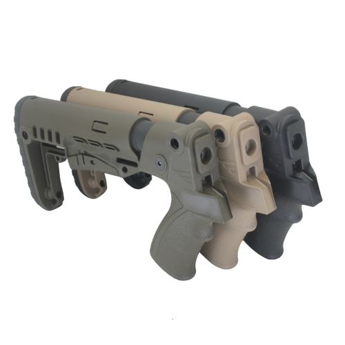 Телескопический приклад DLG Tactical на Бекас к.12, к.16, черный (арт.DLG9107)