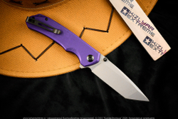 Нож Civivi Brazen C2023A сталь D2 Gray Stonewash, рукоять Purple G10