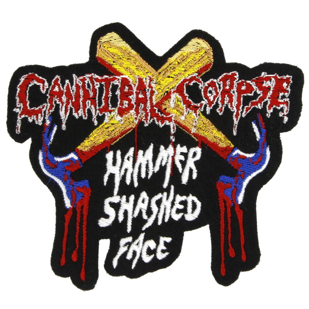 Нашивка с вышивкой группы Cannibal Corpse