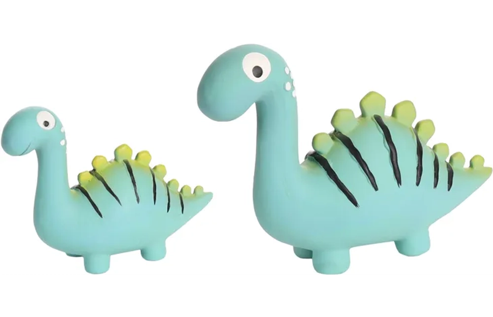 FLAMINGO Игрушка латексная для собак "Динозавр зеленый"
