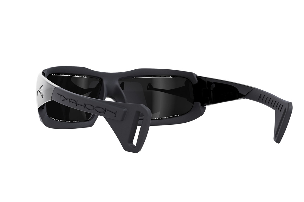 Спортивные очки LiP Typhoon / Gloss Black - Black / Zeiss / PA Polarized / Methane Smoke Lens
