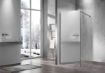 Душевая перегородка Волк-Ин (Walk-In) VSW-1H100MRGM, 1000*2000, вороненая сталь, стекло зеркальное,