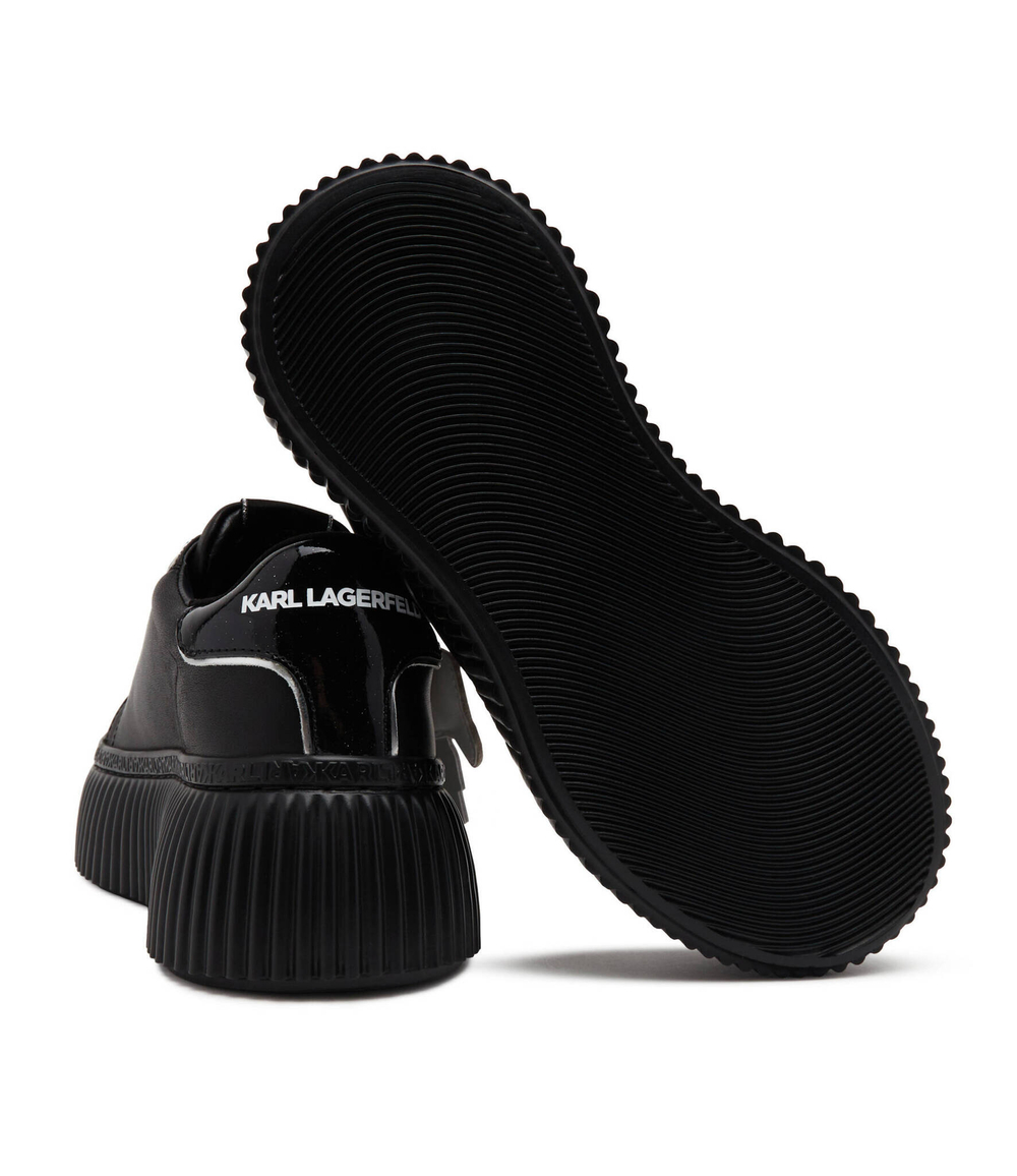 Кожаные кроссовки kreeper lo karl nft Karl Lagerfeld - черный(KL42376N)