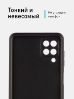Чехол ROSCO для Samsung Galaxy A12;Samsung Galaxy M12 оптом (арт. SS-A12-COLOURFUL-BLACK)