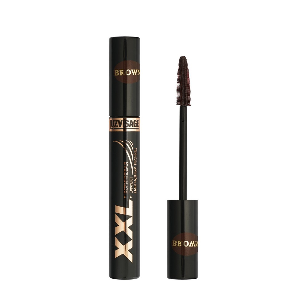 Тушь для ресниц Lux Visage XXL коричневая