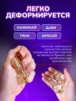 Антистресс игрушка Таба сквиш лапка липкая прозрачная сквиши