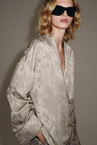 ЖАККАРДОВЫЙ ДВУБОРТНЫЙ БЛЕЙЗЕР — ZW COLLECTION — ZARA