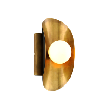 Corbett Hopper Wall Sconce, 11 cm, Vintage Brass