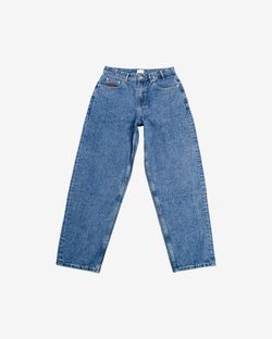 Джинсы Bigger M blue/washed синие