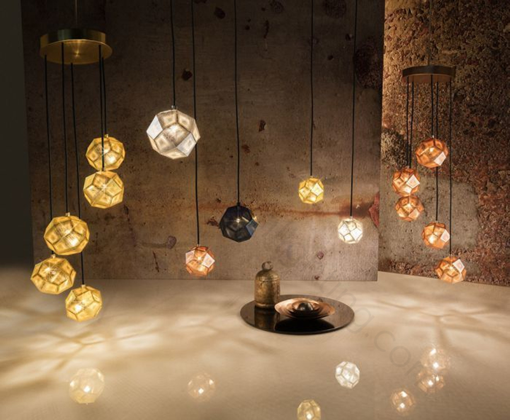 Pendant design lamp  Etch by Tom Dixon (Bronze)